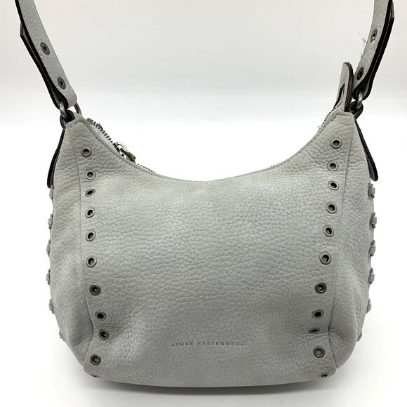 Aimee Kestenberg Nubuck Crossbody Purse Austin Vibes Arctic - Picture 1 of 13